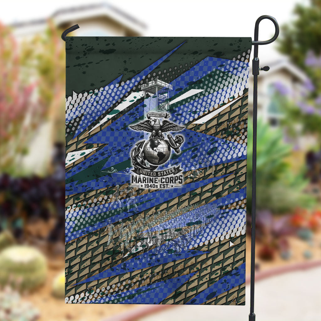 Montford Point Marines 1940s Est Garden Flag The Right To Fight 20000 Military Camouflage Art