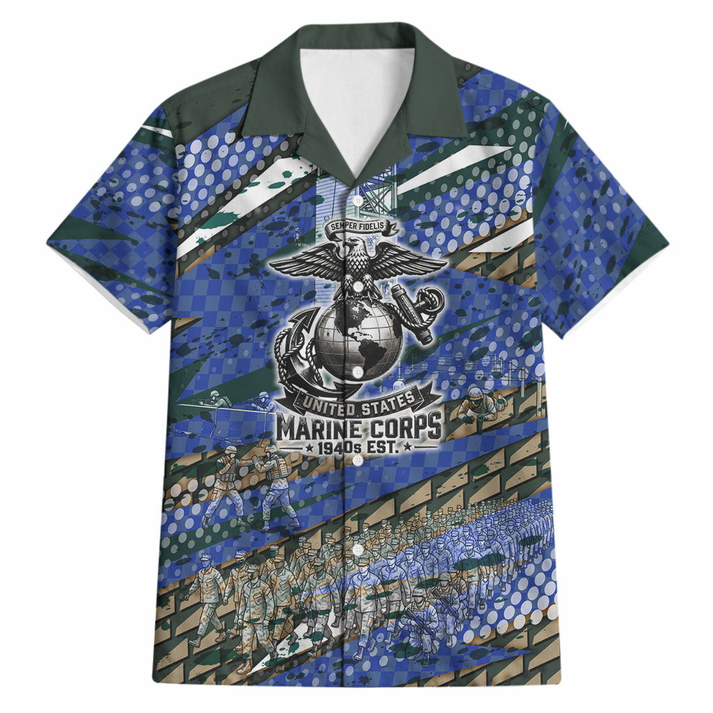 Montford Point Marines 1940s Est Hawaiian Shirt The Right To Fight 20000 Military Camouflage Art