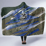 Montford Point Marines 1940s Est Hooded Blanket The Right To Fight 20000 Military Camouflage Art