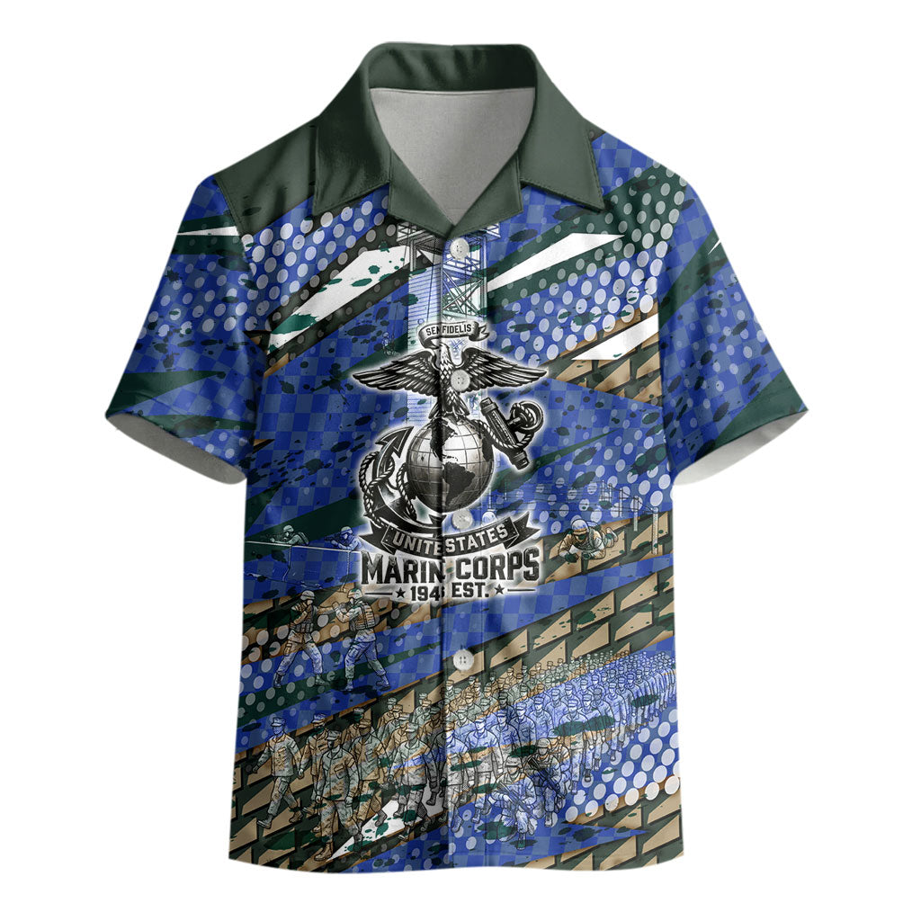 Montford Point Marines 1940s Est Kid Hawaiian Shirt The Right To Fight 20000 Military Camouflage Art