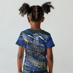 Montford Point Marines 1940s Est Kid T shirt The Right To Fight 20000 Military Camouflage Art