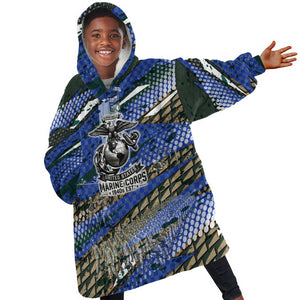 Montford Point Marines 1940s Est Kid Wearable Blanket Hoodie The Right To Fight 20000 Military Camouflage Art