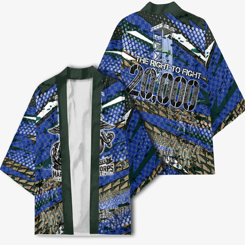 Montford Point Marines 1940s Est Kimono The Right To Fight 20000 Military Camouflage Art