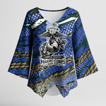 Montford Point Marines 1940s Est Kimono Sleeve Blouse The Right To Fight 20000 Military Camouflage Art