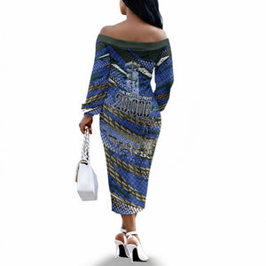 Montford Point Marines 1940s Est Off The Shoulder Long Sleeve Dress The Right To Fight 20000 Military Camouflage Art