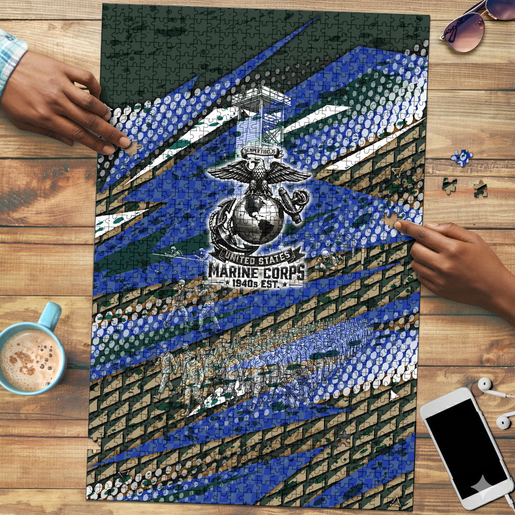 Montford Point Marines 1940s Est Puzzle The Right To Fight 20000 Military Camouflage Art