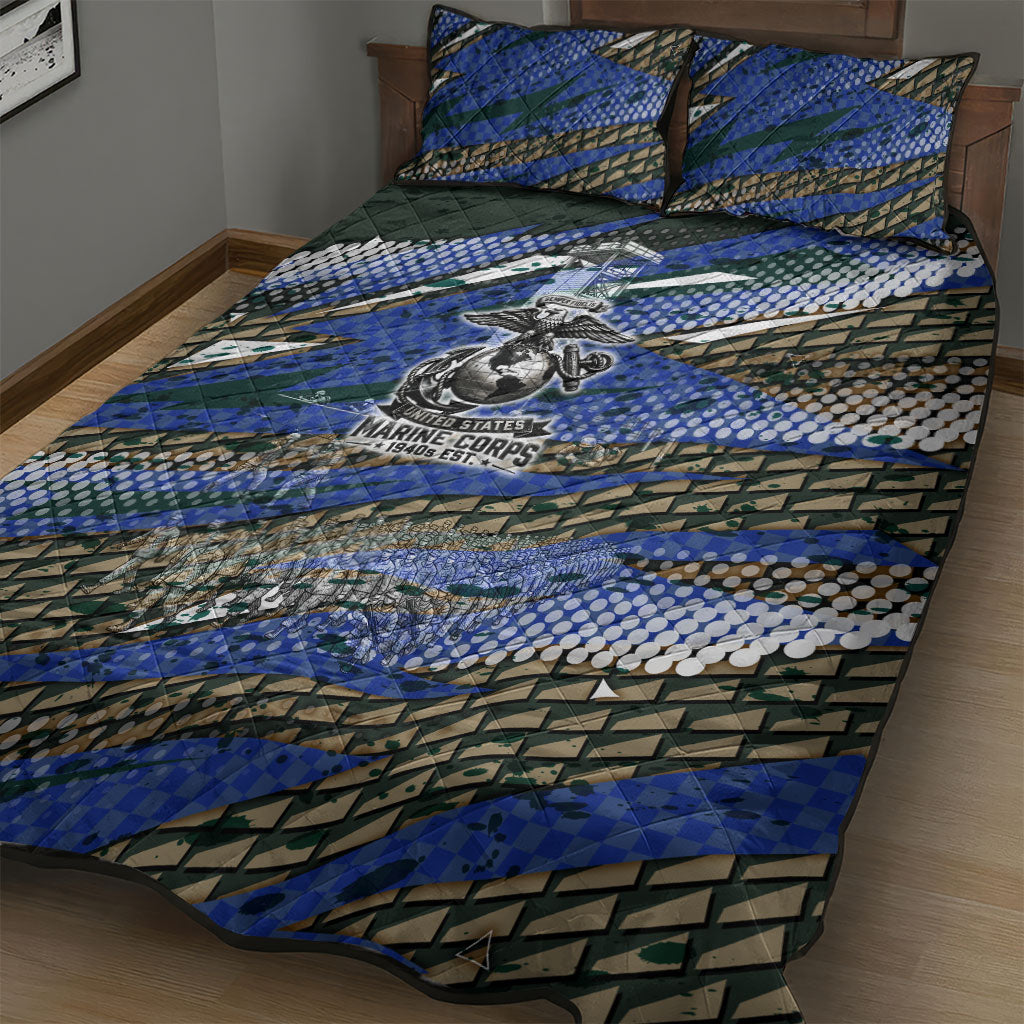 Montford Point Marines 1940s Est Quilt Bed Set The Right To Fight 20000 Military Camouflage Art