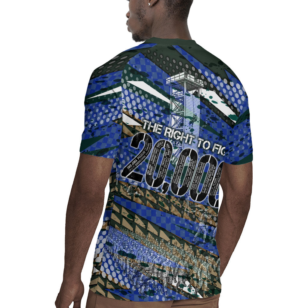 Montford Point Marines 1940s Est Rugby Jersey The Right To Fight 20000 Military Camouflage Art