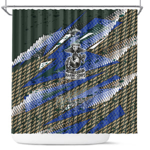 Montford Point Marines 1940s Est Shower Curtain The Right To Fight 20000 Military Camouflage Art