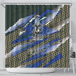 Montford Point Marines 1940s Est Shower Curtain The Right To Fight 20000 Military Camouflage Art