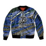 Montford Point Marines 1940s Est Sleeve Zip Bomber Jacket The Right To Fight 20000 Military Camouflage Art