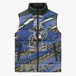 Montford Point Marines 1940s Est Sleeveless Puffer Jacket The Right To Fight 20000 Military Camouflage Art