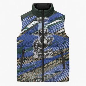 Montford Point Marines 1940s Est Sleeveless Puffer Jacket The Right To Fight 20000 Military Camouflage Art