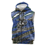 Montford Point Marines 1940s Est Sleeveless Zip Hoodie The Right To Fight 20000 Military Camouflage Art