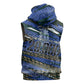 Montford Point Marines 1940s Est Sleeveless Zip Hoodie The Right To Fight 20000 Military Camouflage Art