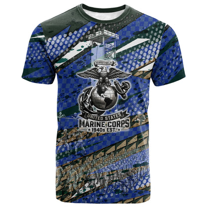 Montford Point Marines 1940s Est T shirt The Right To Fight 20000 Military Camouflage Art