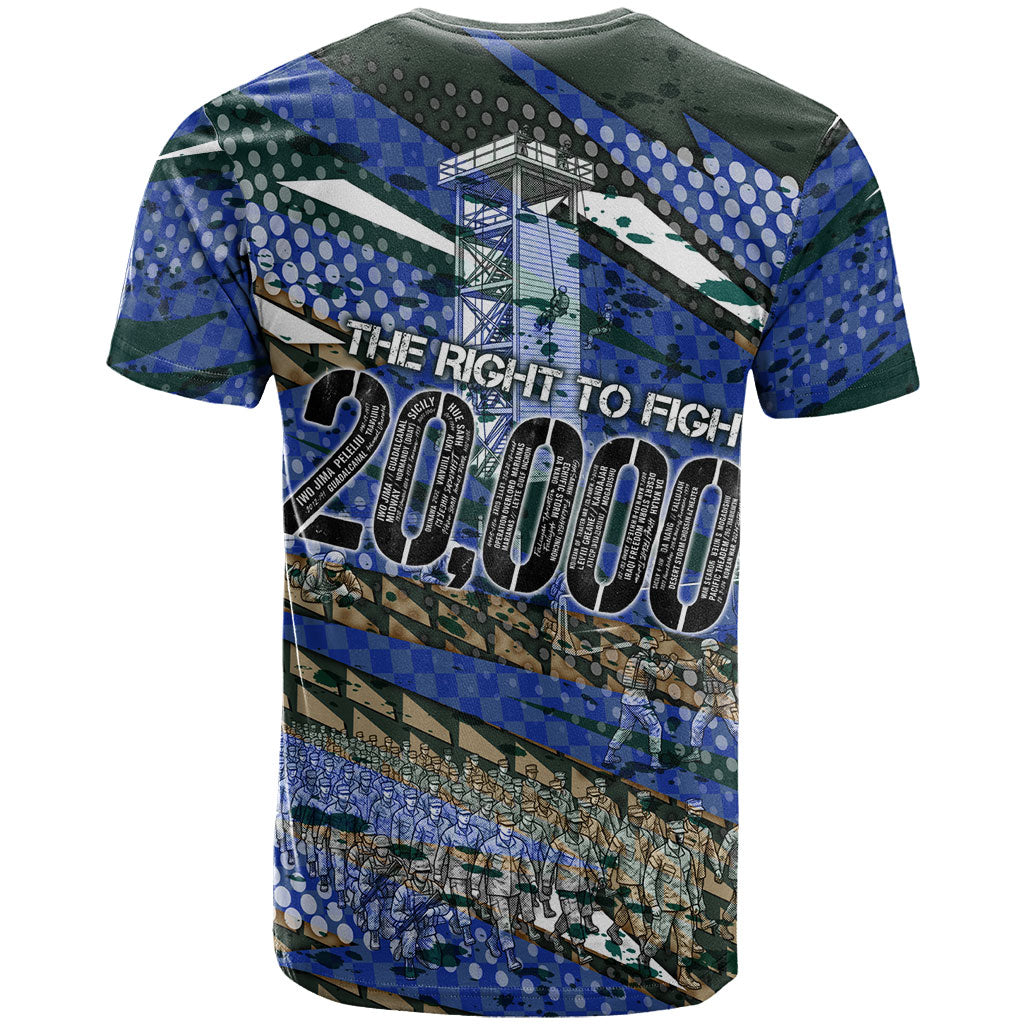Montford Point Marines 1940s Est T shirt The Right To Fight 20000 Military Camouflage Art