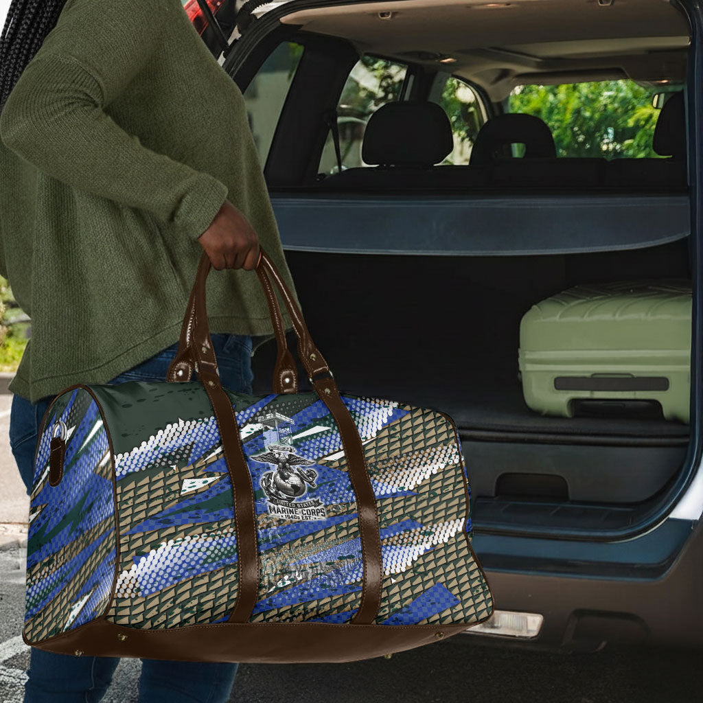 Montford Point Marines 1940s Est Travel Bag The Right To Fight 20000 Military Camouflage Art