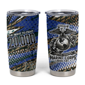 Montford Point Marines 1940s Est Tumbler Cup The Right To Fight 20000 Military Camouflage Art