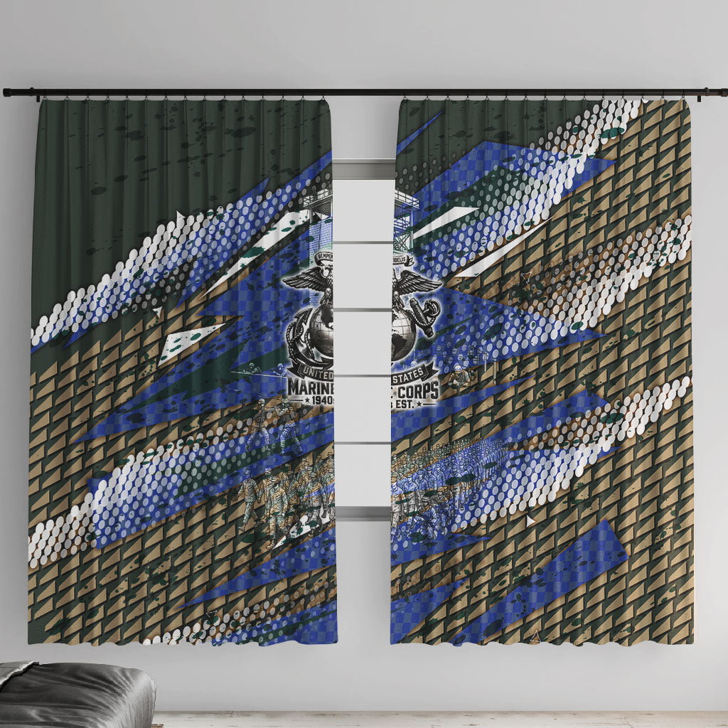 Montford Point Marines 1940s Est Window Curtain The Right To Fight 20000 Military Camouflage Art