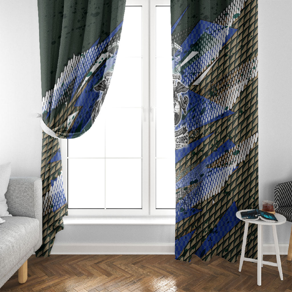 Montford Point Marines 1940s Est Window Curtain The Right To Fight 20000 Military Camouflage Art
