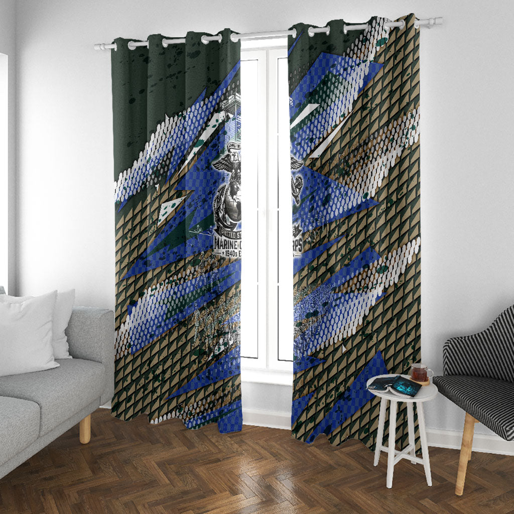 Montford Point Marines 1940s Est Window Curtain The Right To Fight 20000 Military Camouflage Art