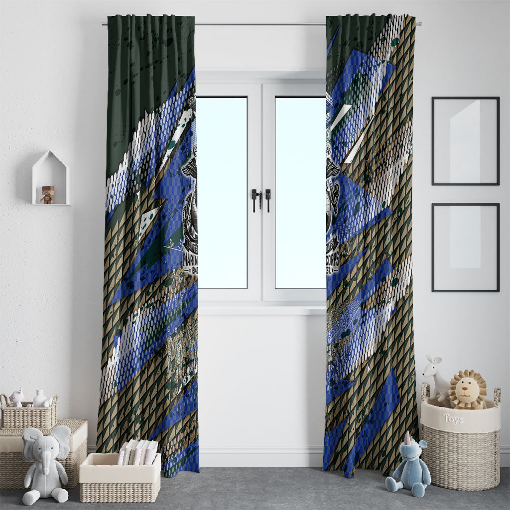 Montford Point Marines 1940s Est Window Curtain The Right To Fight 20000 Military Camouflage Art