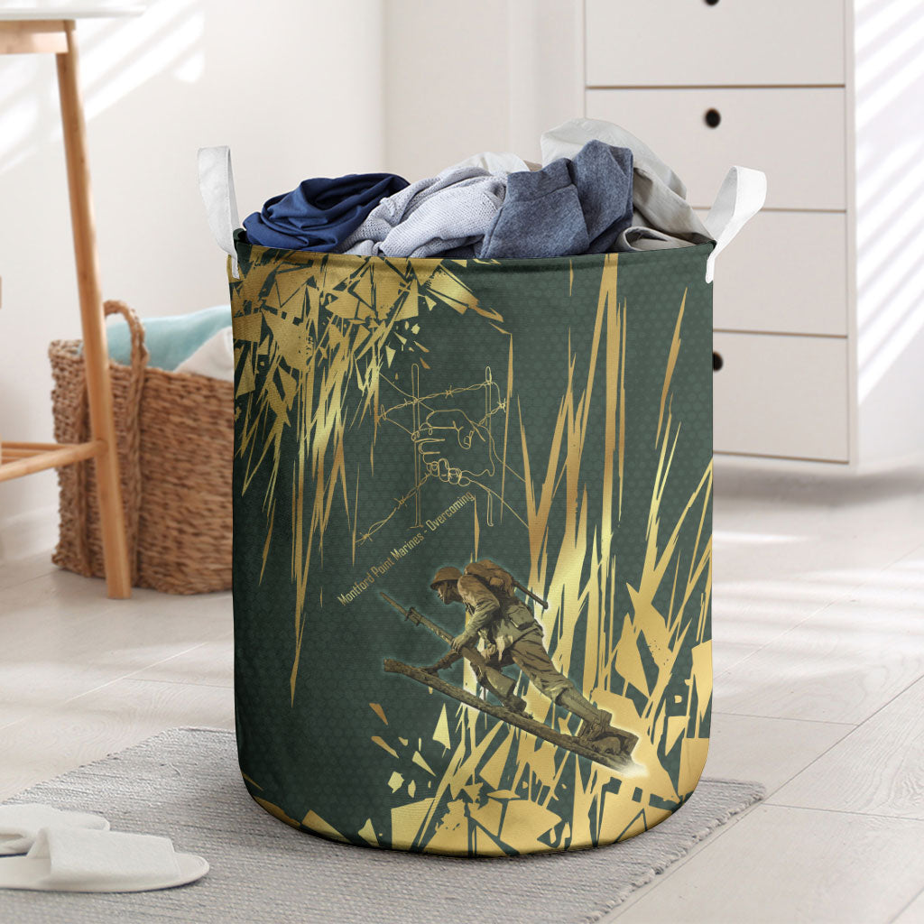 Montford Point Marines Overcoming Laundry Basket Military History Camouflage Art