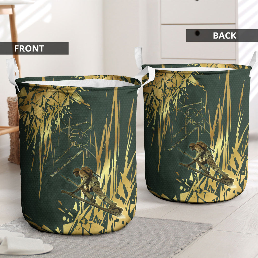 Montford Point Marines Overcoming Laundry Basket Military History Camouflage Art