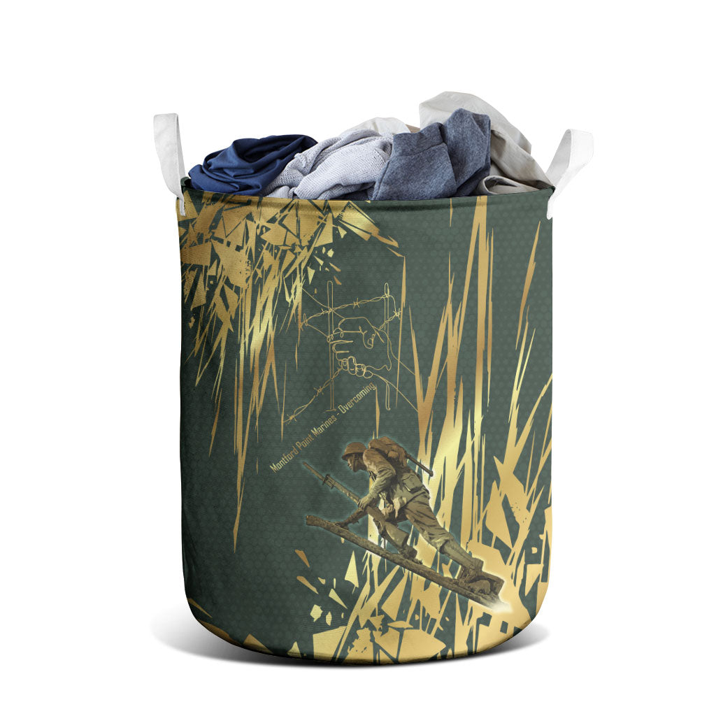 Montford Point Marines Overcoming Laundry Basket Military History Camouflage Art