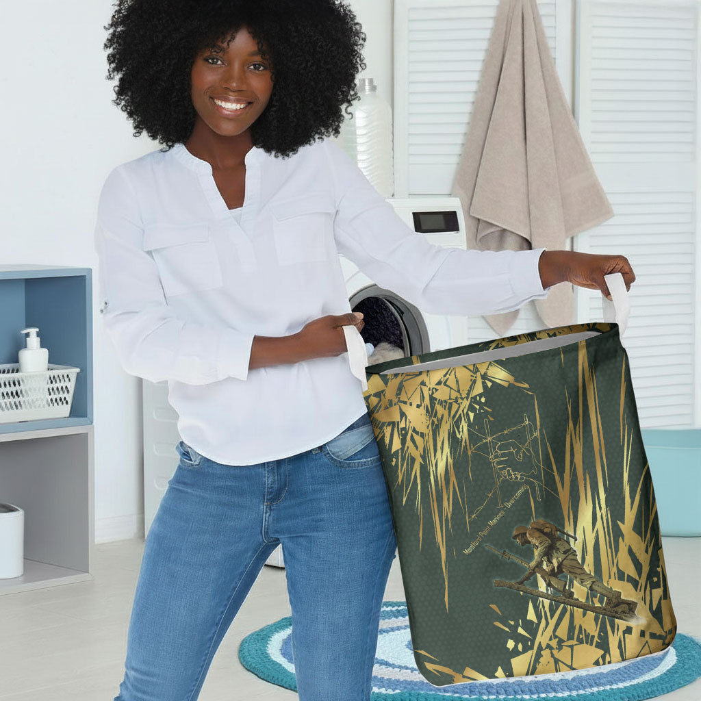 Montford Point Marines Overcoming Laundry Basket Military History Camouflage Art