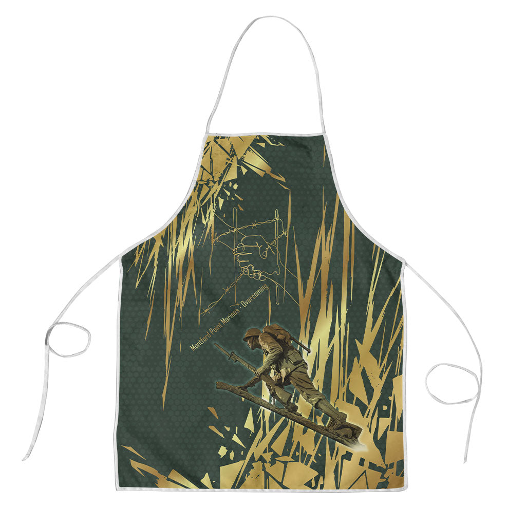 Montford Point Marines Overcoming Apron Military History Camouflage Art
