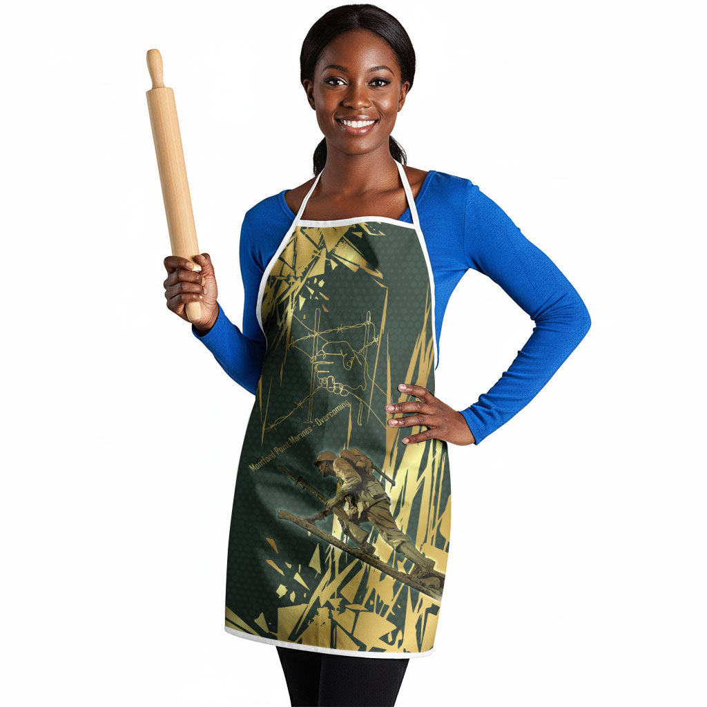 Montford Point Marines Overcoming Apron Military History Camouflage Art