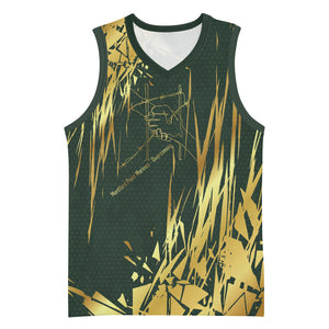 Montford Point Marines Overcoming Basketball Jersey Military History Camouflage Art