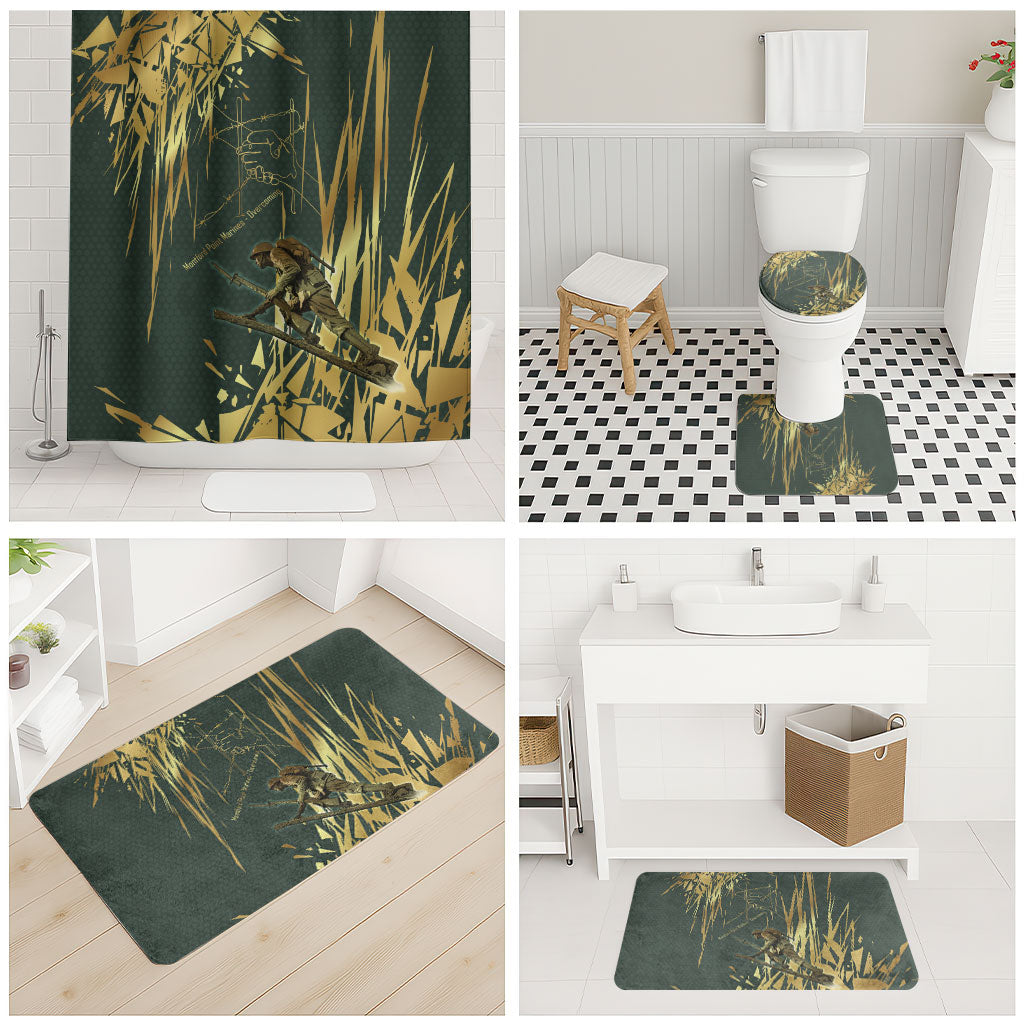 Montford Point Marines Overcoming Bathroom Set Military History Camouflage Art