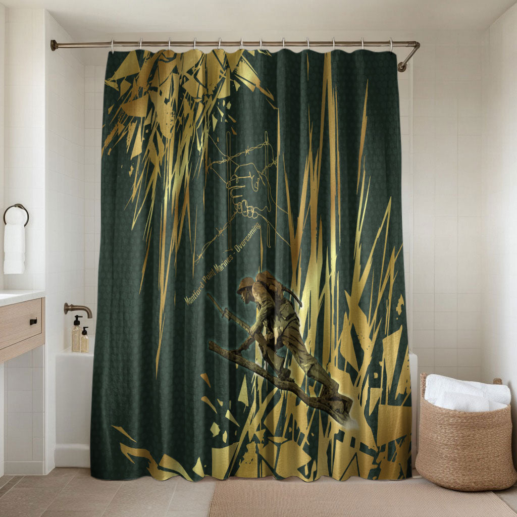 Montford Point Marines Overcoming Bathroom Set Military History Camouflage Art