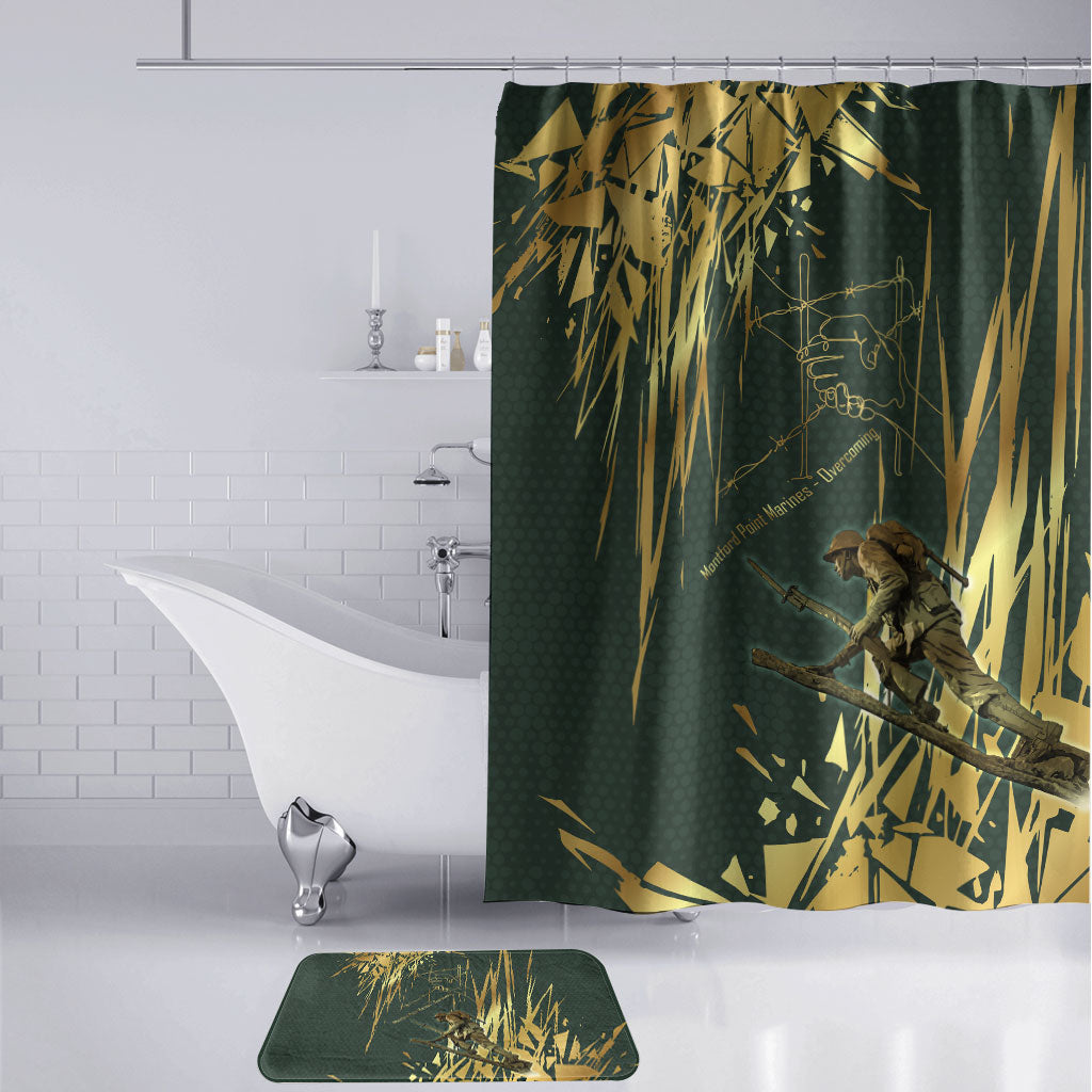 Montford Point Marines Overcoming Bathroom Set Military History Camouflage Art