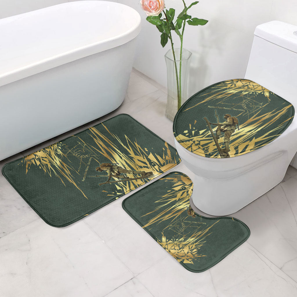 Montford Point Marines Overcoming Bathroom Set Military History Camouflage Art