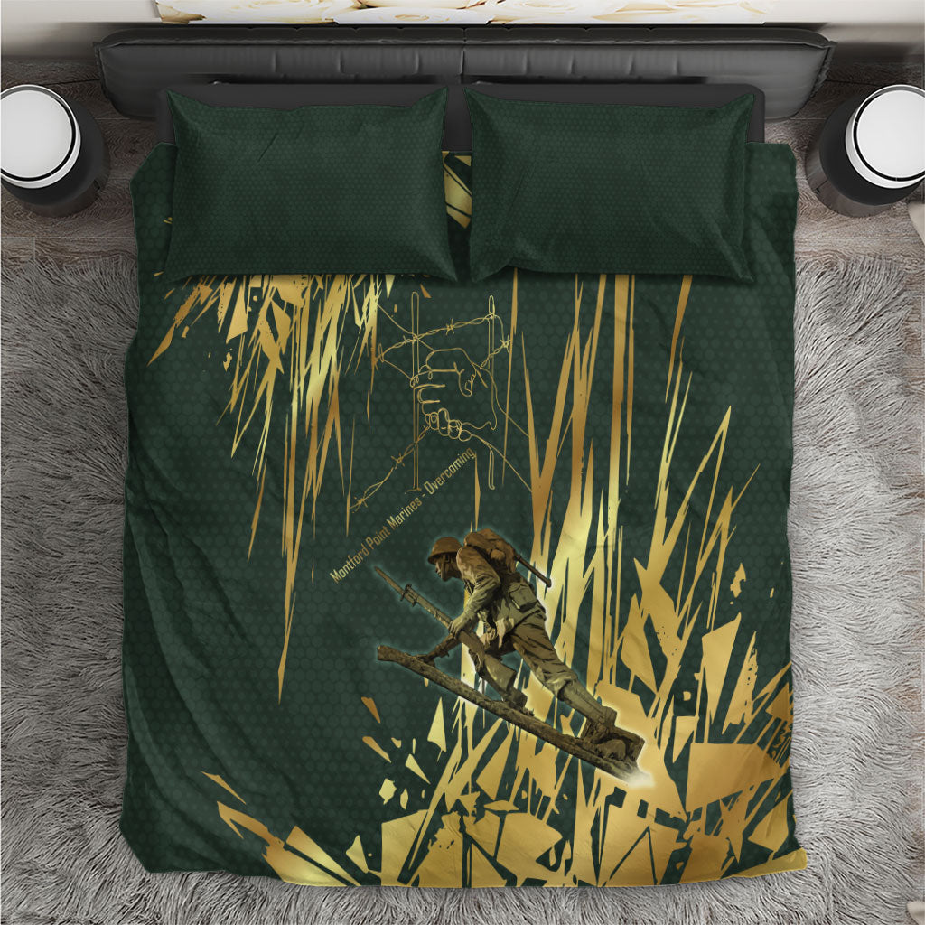 Montford Point Marines Overcoming Bedding Set Military History Camouflage Art