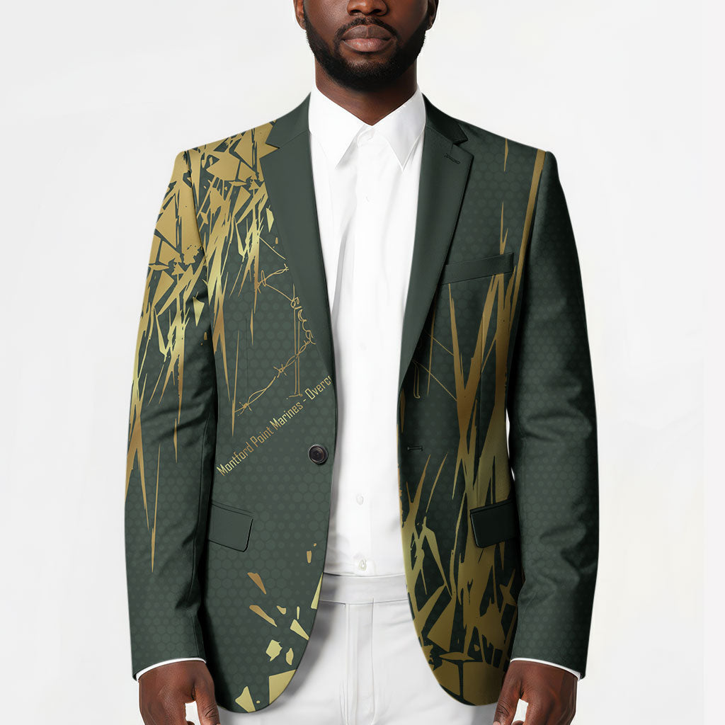 Montford Point Marines Overcoming Blazer Military History Camouflage Art