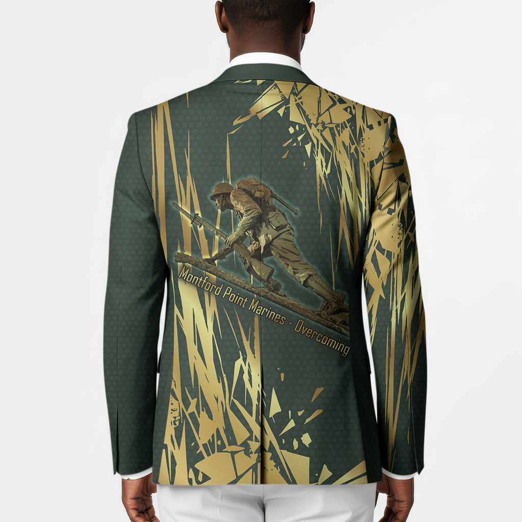 Montford Point Marines Overcoming Blazer Military History Camouflage Art