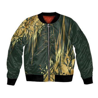 Montford Point Marines Overcoming Bomber Jacket Military History Camouflage Art
