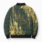 Montford Point Marines Overcoming Bomber Puffer Jacket Military History Camouflage Art