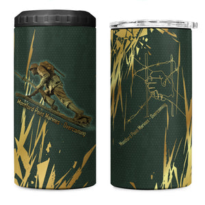 Montford Point Marines Overcoming 4 in 1 Can Cooler Tumbler Military History Camouflage Art