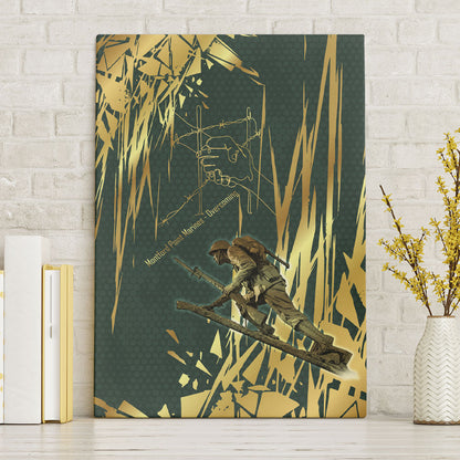 Montford Point Marines Overcoming Canvas Wall Art Military History Camouflage Art