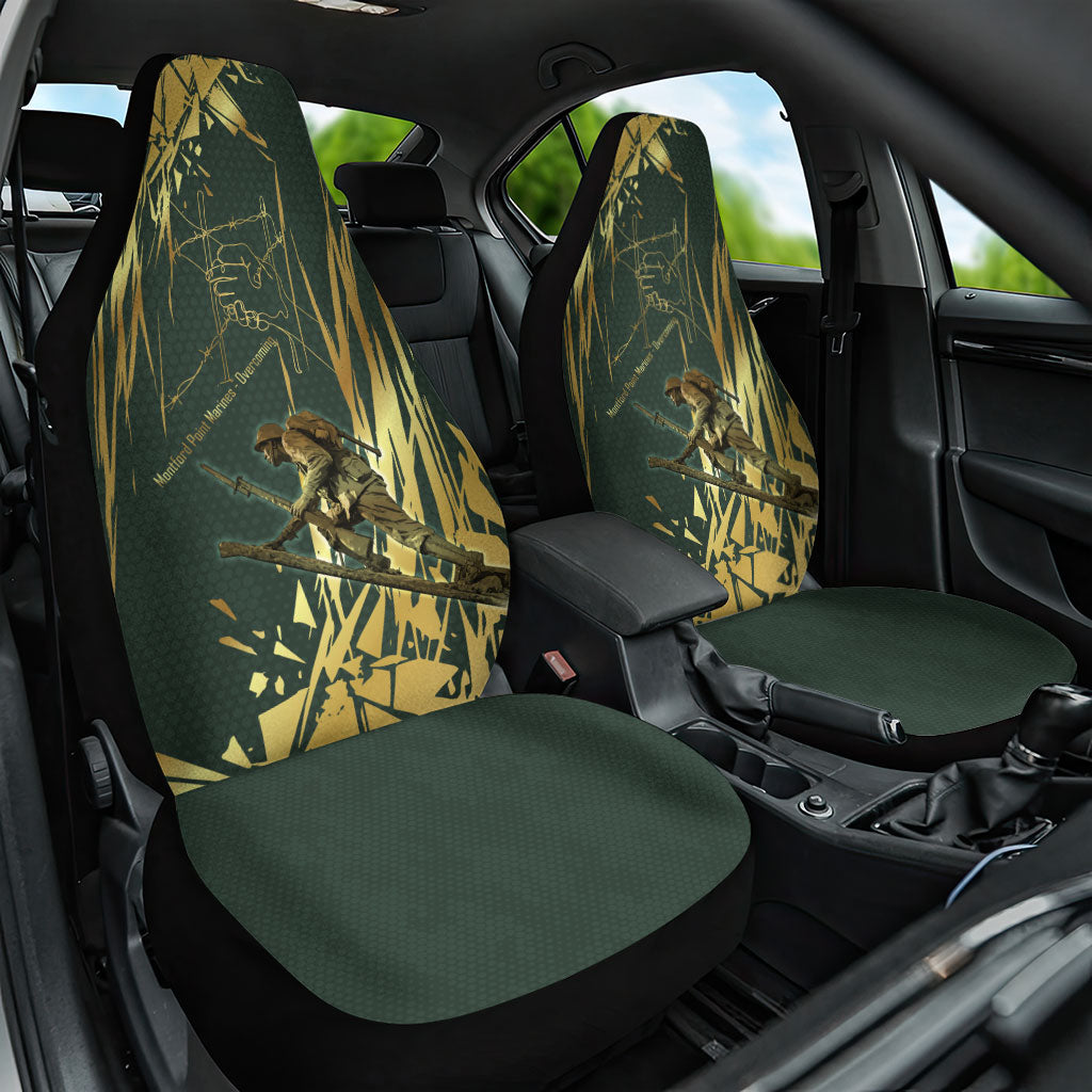 Montford Point Marines Overcoming Car Seat Cover Military History Camouflage Art