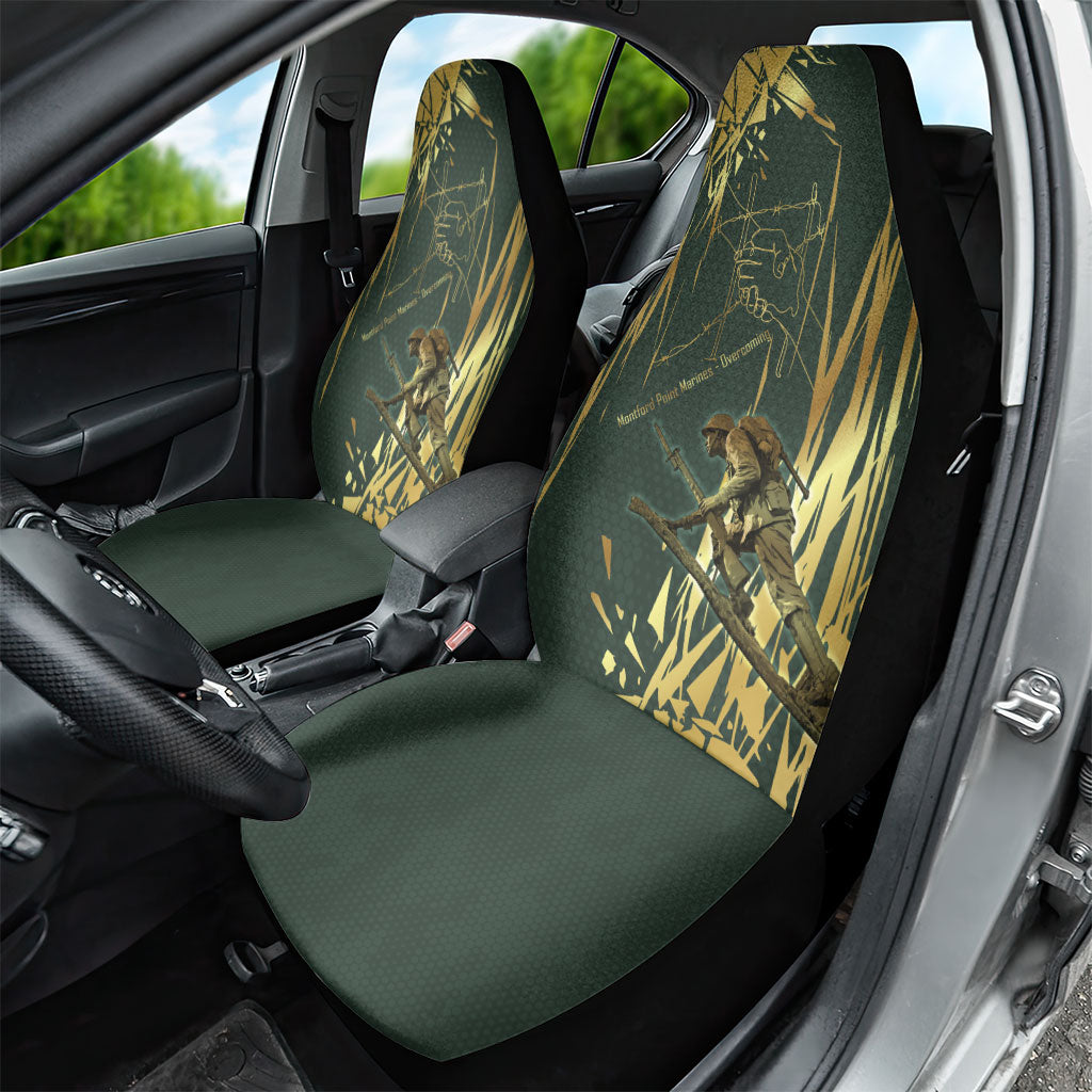 Montford Point Marines Overcoming Car Seat Cover Military History Camouflage Art