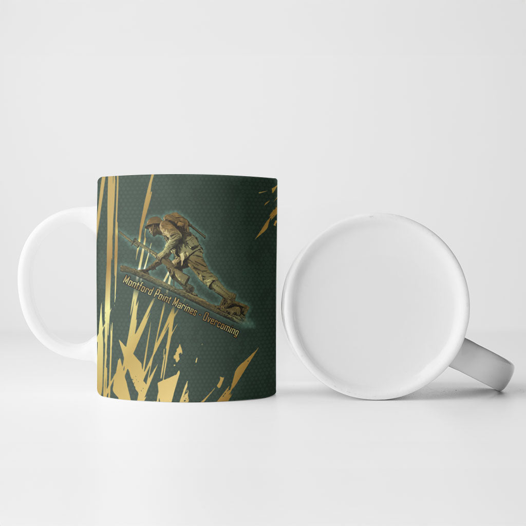 Montford Point Marines Overcoming Ceramic Mug Military History Camouflage Art