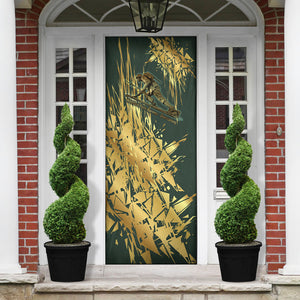 Montford Point Marines Overcoming Door Cover Military History Camouflage Art