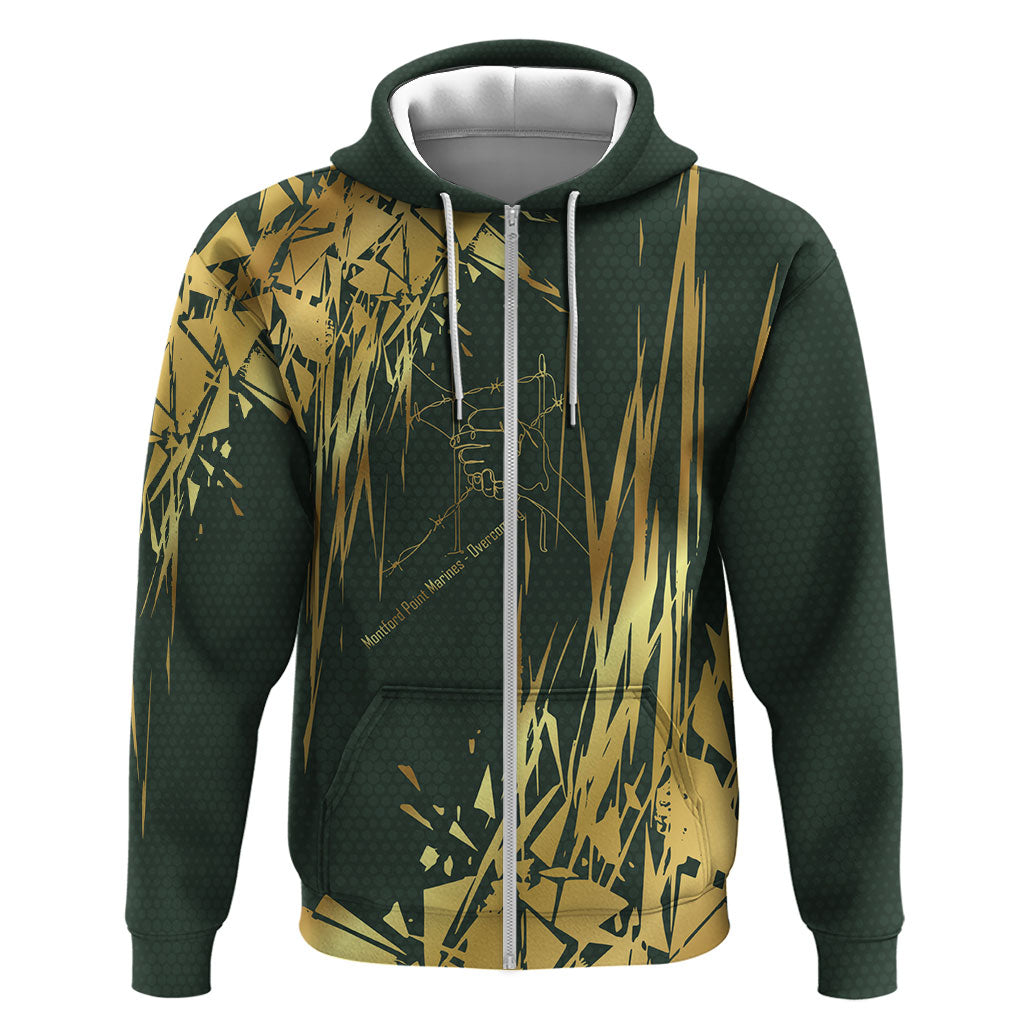 Montford Point Marines Overcoming Hoodie Military History Camouflage Art
